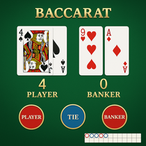 StoneVegas - Baccarat Table Game - Elegant Casino Card Game