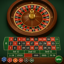StoneVegas - Roulette Table Game - European and American Roulette